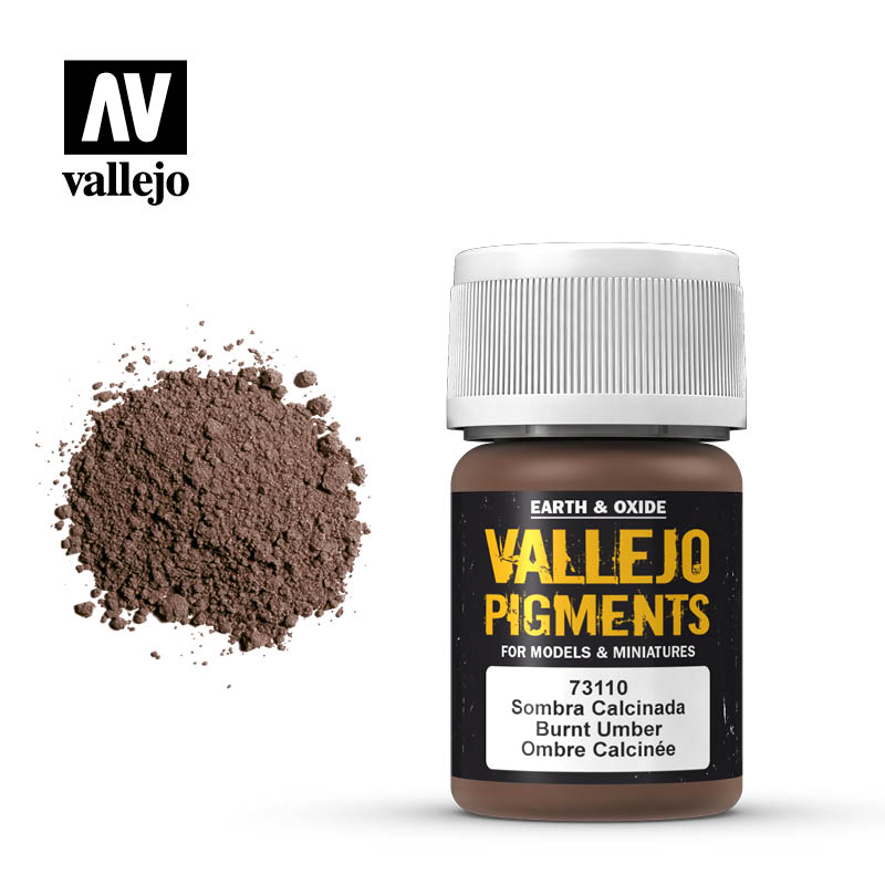 Burnt Umber Vallejo Pigment Vallejo    | Red Claw Gaming