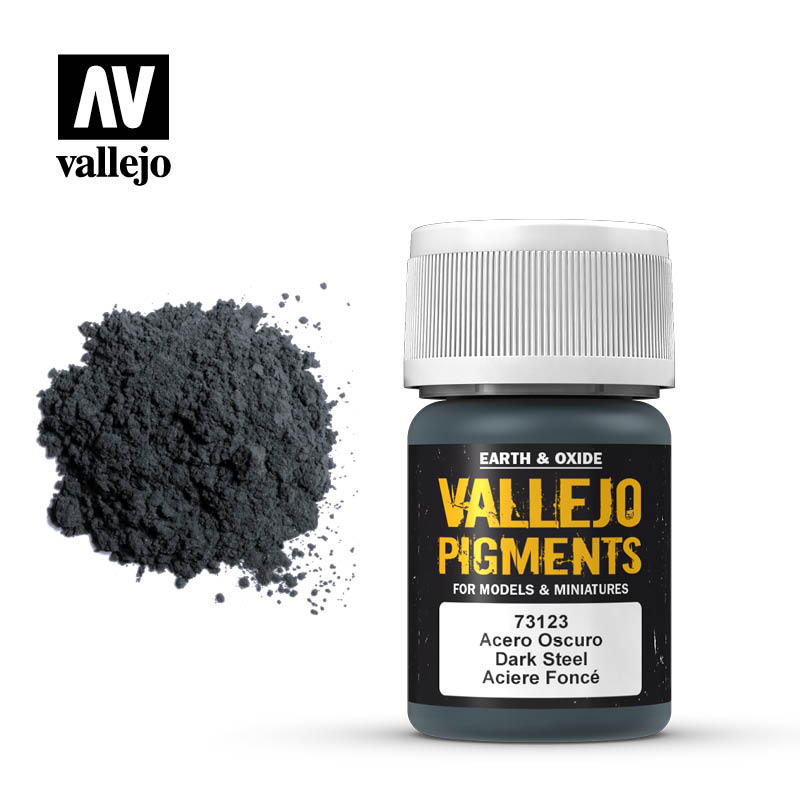 Dark Steel Vallejo Pigment Vallejo    | Red Claw Gaming