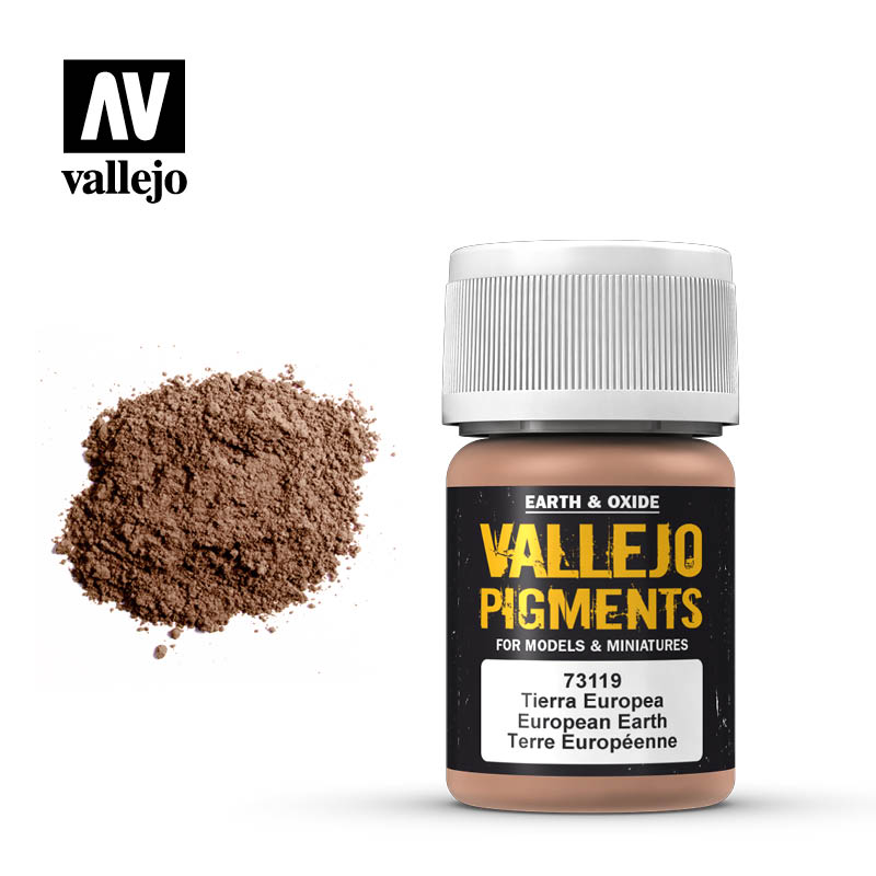 European Earth Vallejo Pigment Vallejo    | Red Claw Gaming