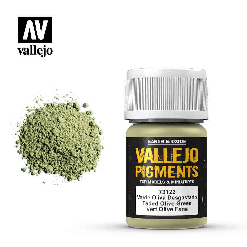 Faded Olive Green Vallejo Pigment Vallejo    | Red Claw Gaming