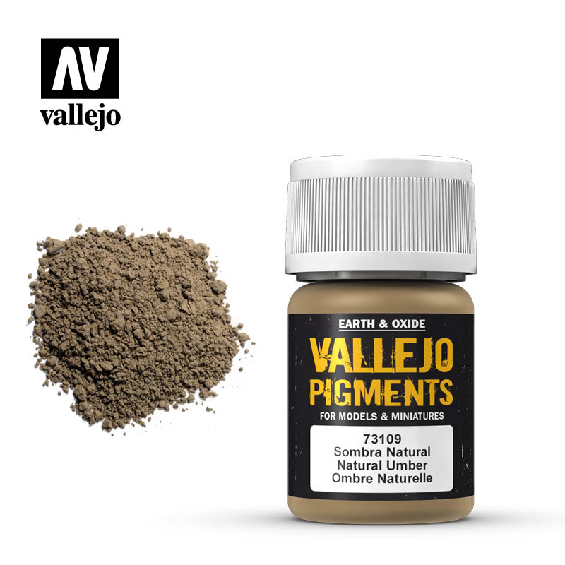 Natural Umber Vallejo Pigment Vallejo    | Red Claw Gaming
