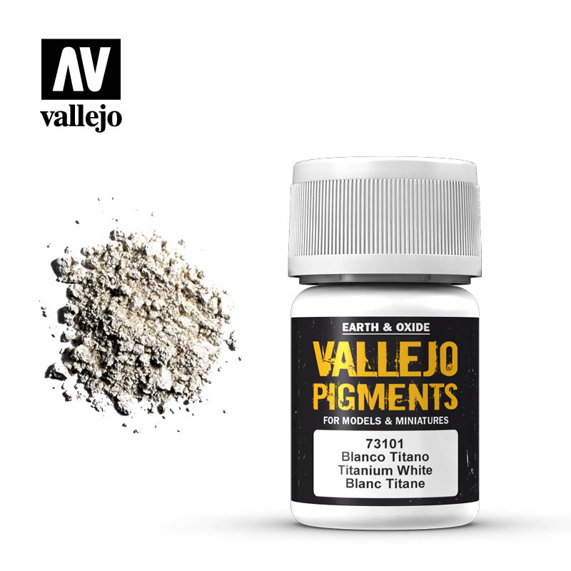 Titanium White Vallejo Pigment Vallejo    | Red Claw Gaming