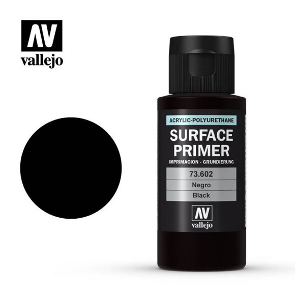 Surface Primer Black 200ml Vallejo Game Surface Primer Vallejo    | Red Claw Gaming
