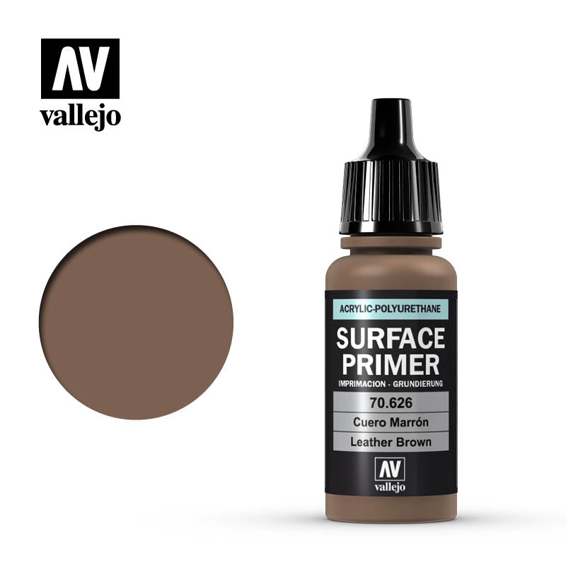 Surface Primer Leather Brown Vallejo Game Surface Primer Vallejo    | Red Claw Gaming