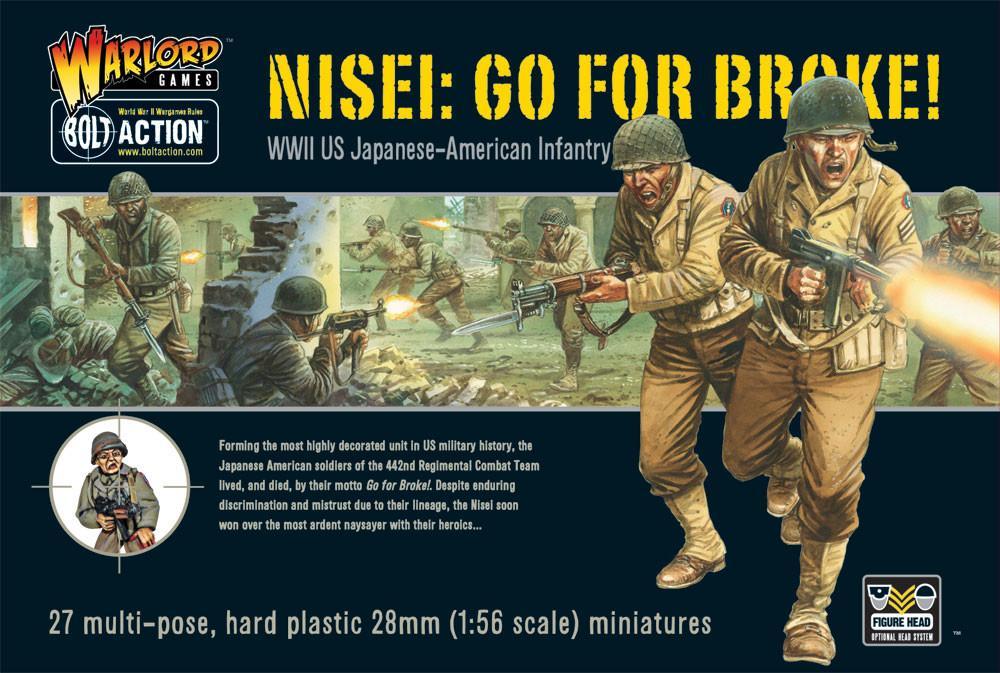 Go For Broke! Nissei Infantry American Warlord Games    | Red Claw Gaming