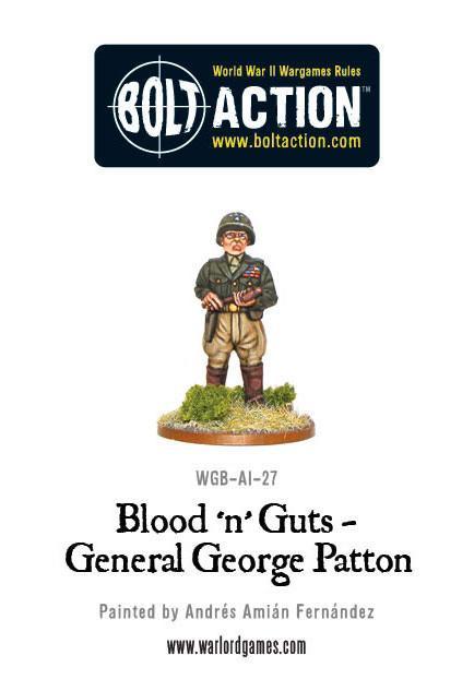 General George Patton American Warlord Games    | Red Claw Gaming