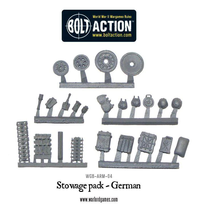 German Pack Stowage Accessories Warlord Games    | Red Claw Gaming