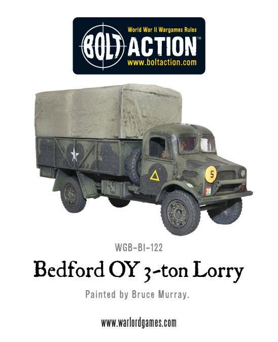 Bedford OY 3-ton Lorry British Warlord Games    | Red Claw Gaming