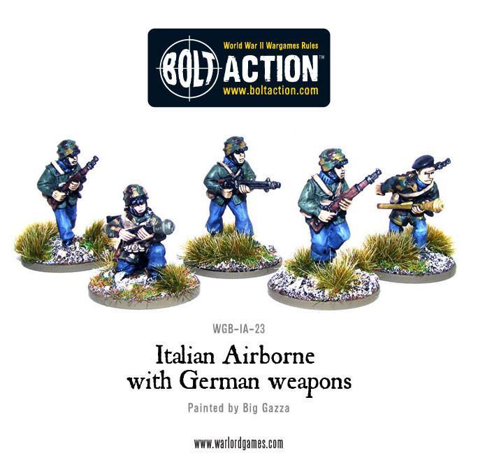 Italian Airborne with German weapons Italian Warlord Games    | Red Claw Gaming