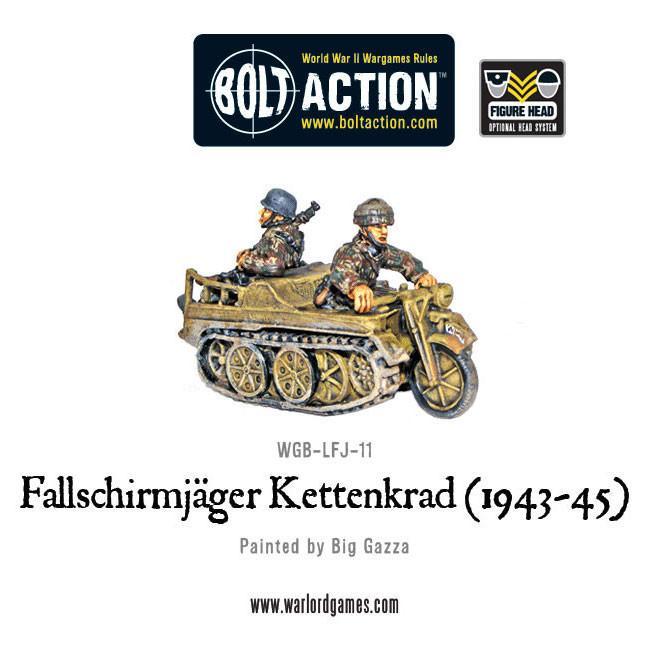 Fallschirmjager Kettenkrad Germany Warlord Games    | Red Claw Gaming