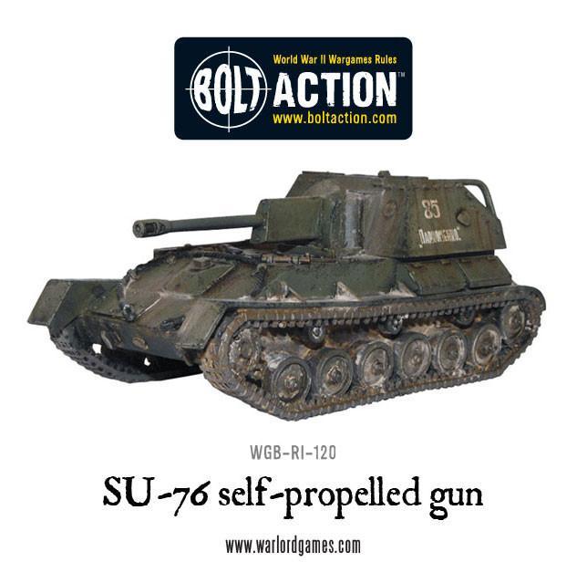 SU-76 Self Propelled Gun Soviet Warlord Games    | Red Claw Gaming