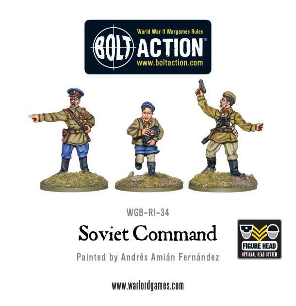Soviet Command (3) Soviet Warlord Games    | Red Claw Gaming